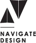 Navigate Design logo with a stylized 'N' symbol and the words 'Navigate Design' below.